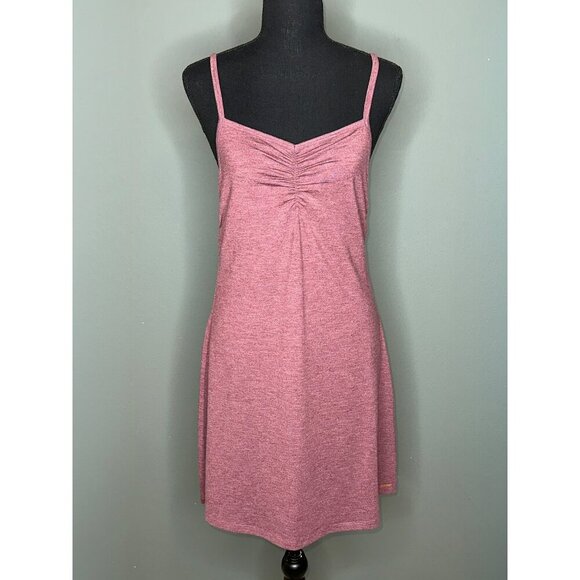 Volcom Skater Mini Dress Mauve Women's Small Spaghetti Strap Adjustable - Picture 1 of 10